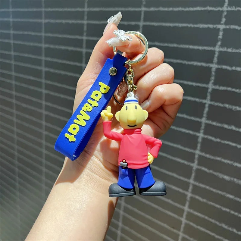 Cartoon Doll Silicone Keychain