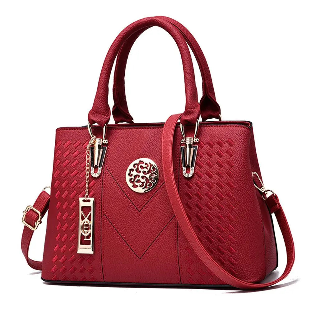 Embroidered Large Capacity Handbag