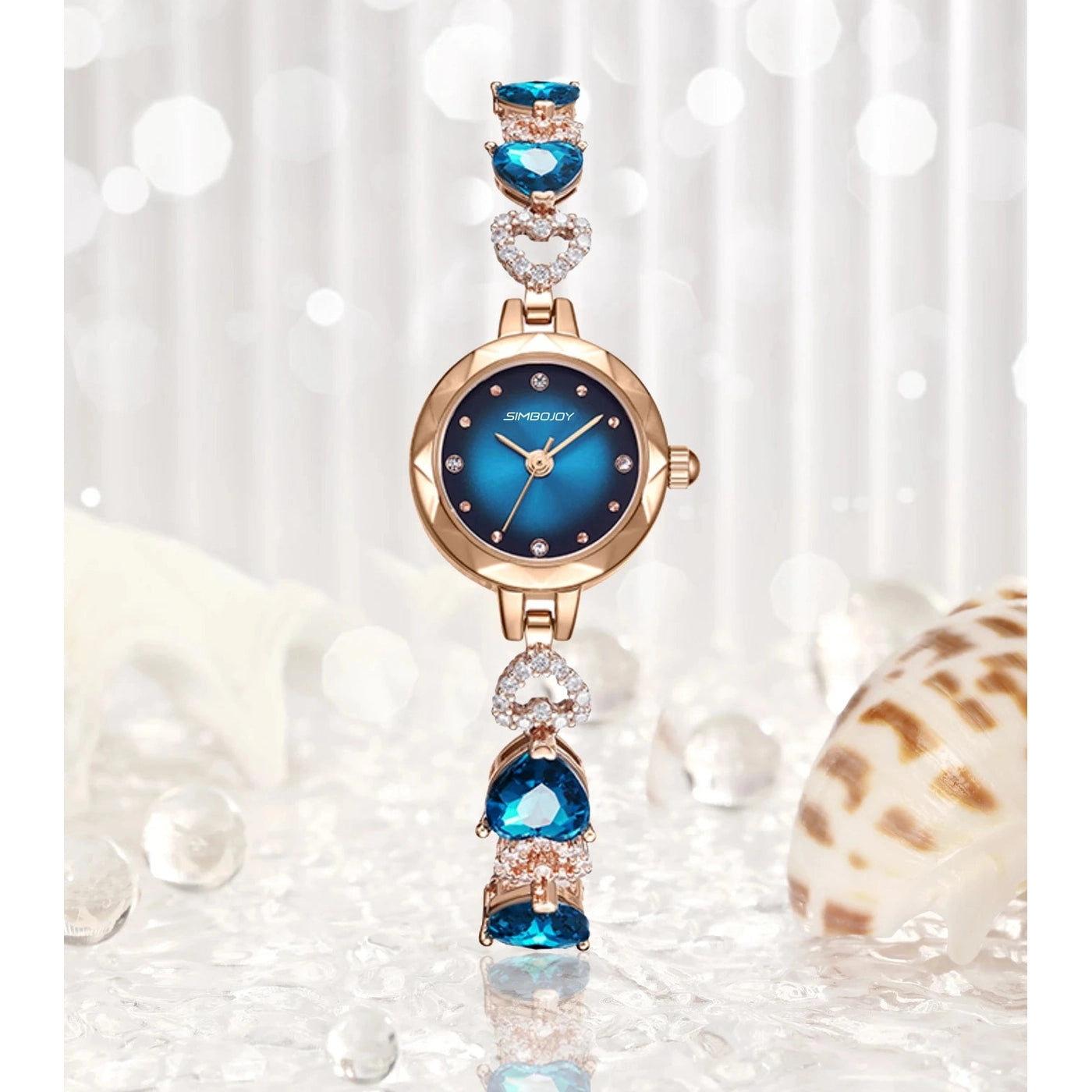 Rhinestone Bracelet Quartz Watch