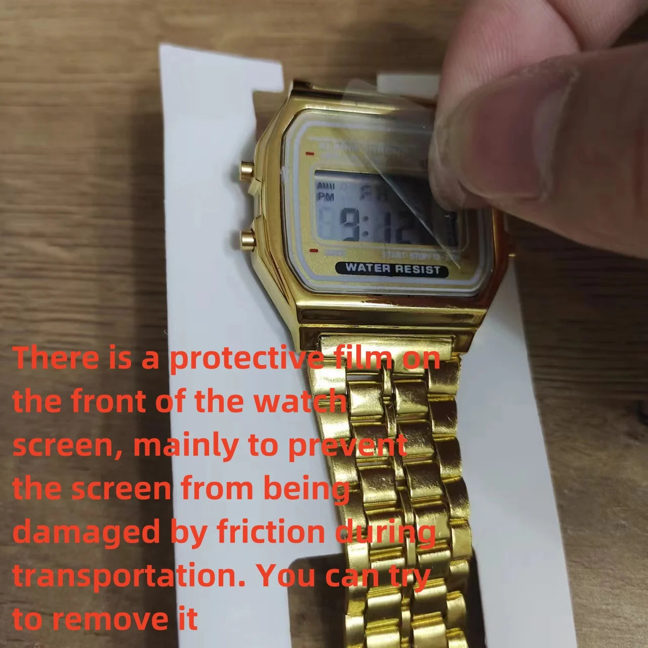 F91W Steel Band Digital Watch