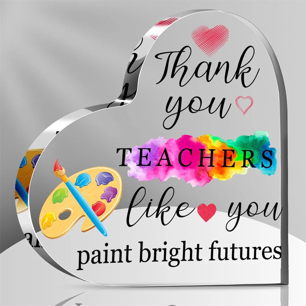 Teacher Thank You Plaque Classroom Decor