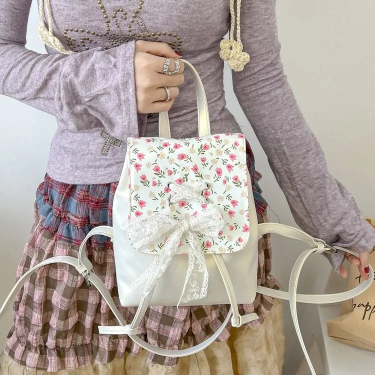 Floral Kawaii Shoulder Bag