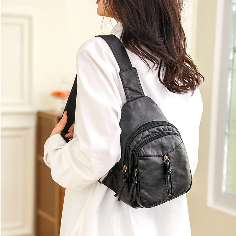 Women's PU Leather Crossbody Bag