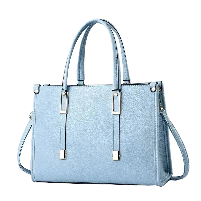 Leather Shoulder Tote Bag