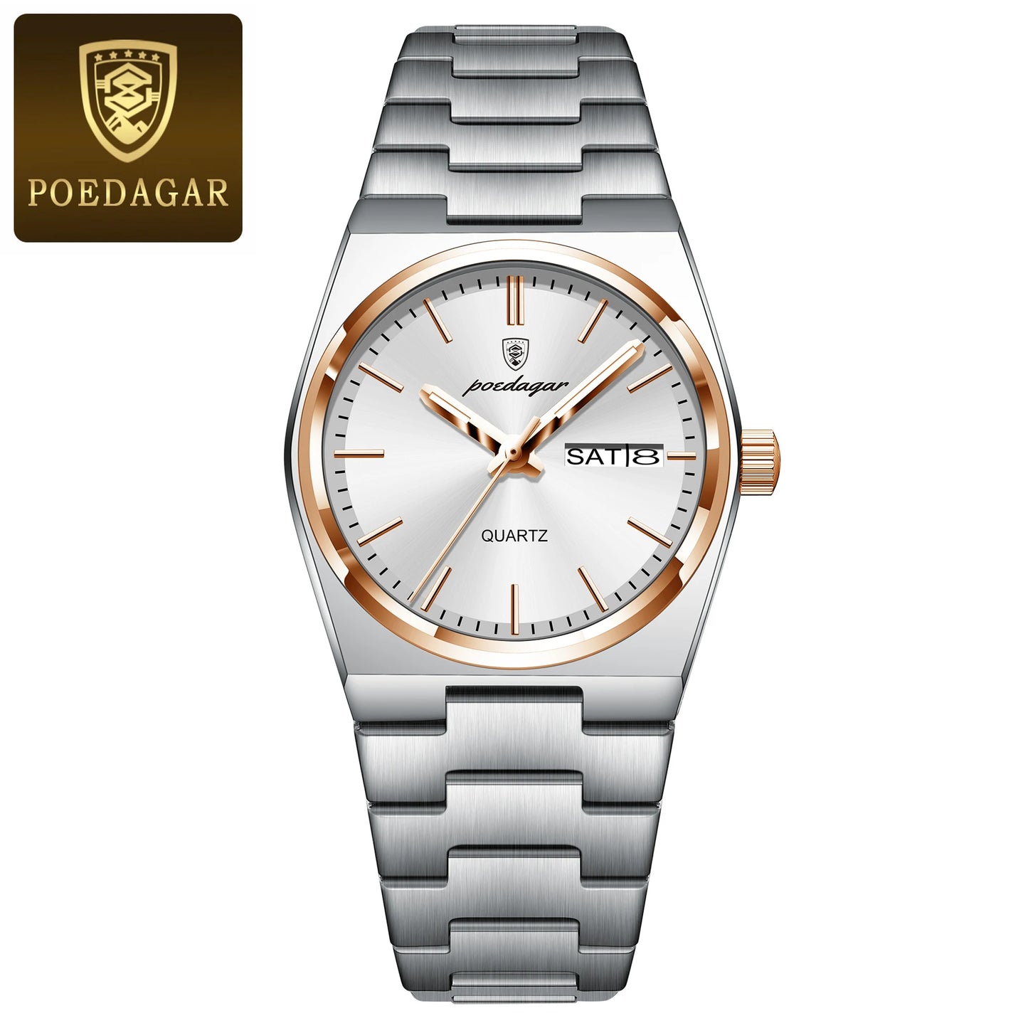 POEDAGAR Luminous Date Ladies Watch