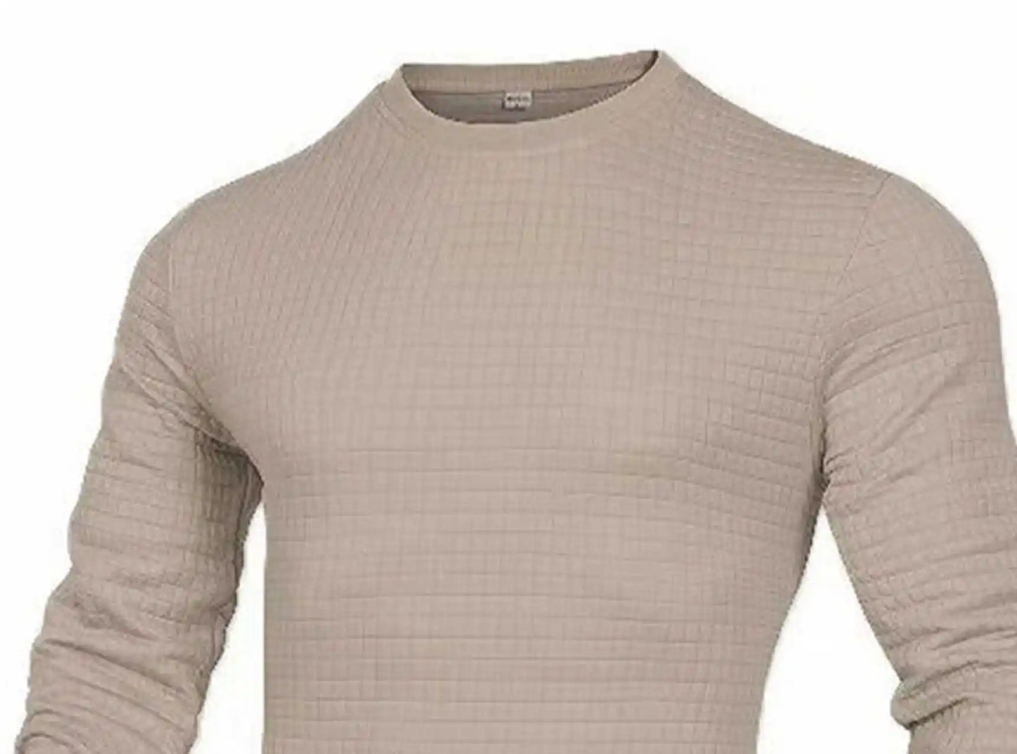 Waffle Check Hoodie Men