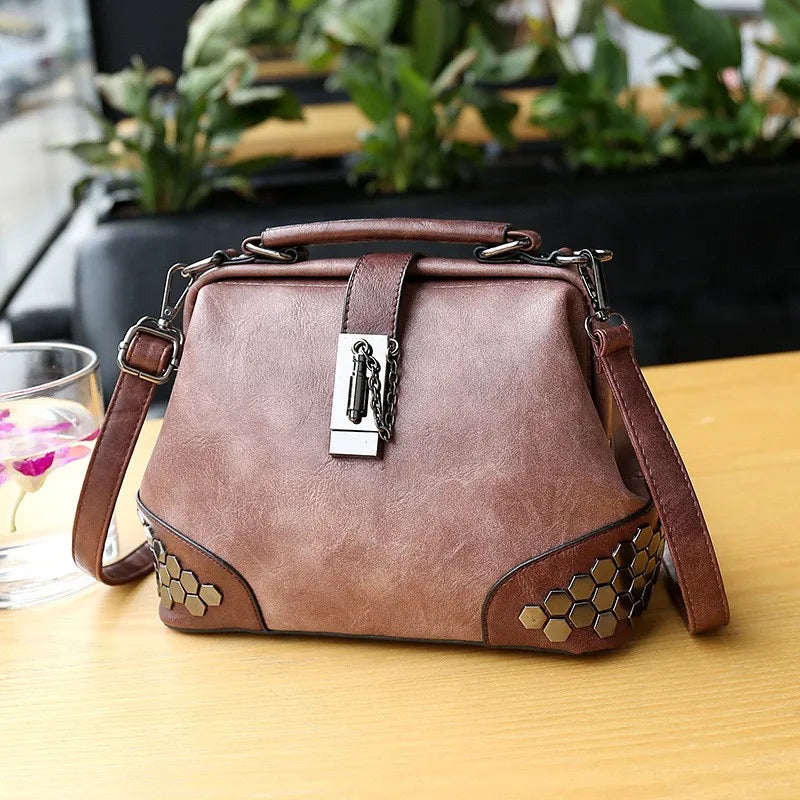 Vintage Leather Shoulder Bag