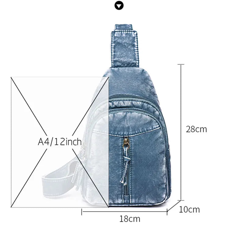 Women's PU Leather Crossbody Bag