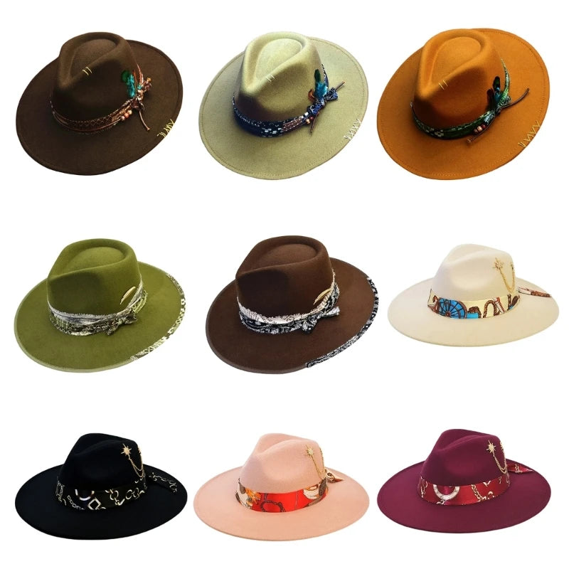 Western Fedora Panama Hat