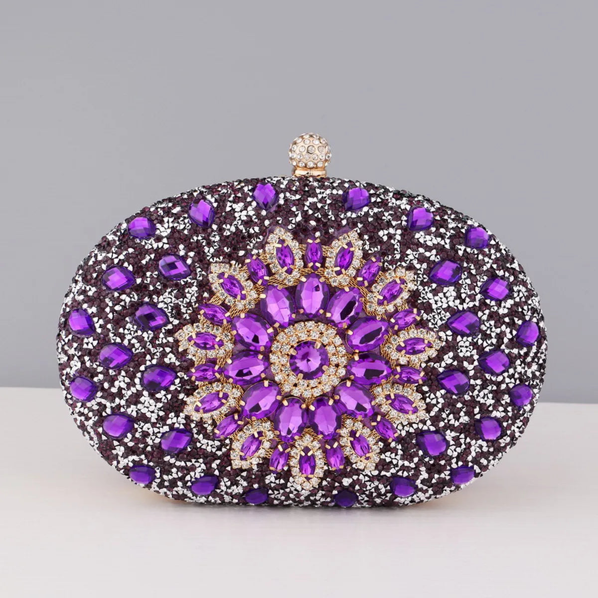 Rhinestone Diamond Evening Clutch