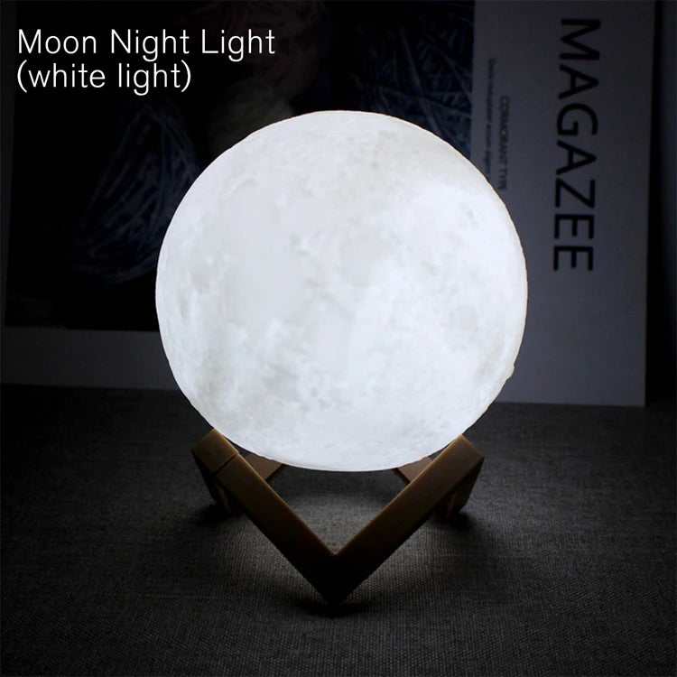 Moon LED Night Light Kids Bedroom Decor