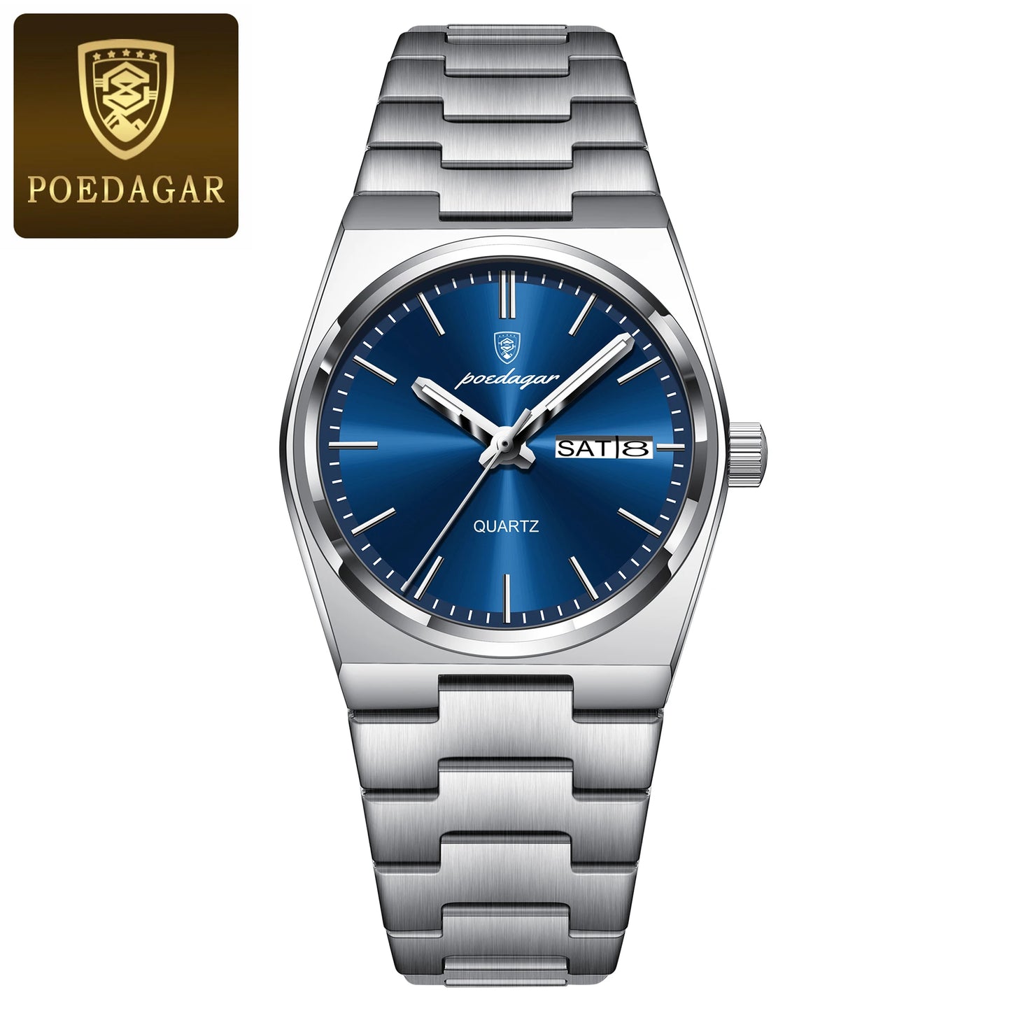 POEDAGAR Luminous Date Ladies Watch