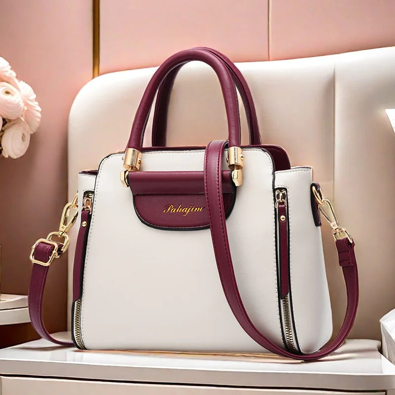 Colorblock Tote Bag Fashion