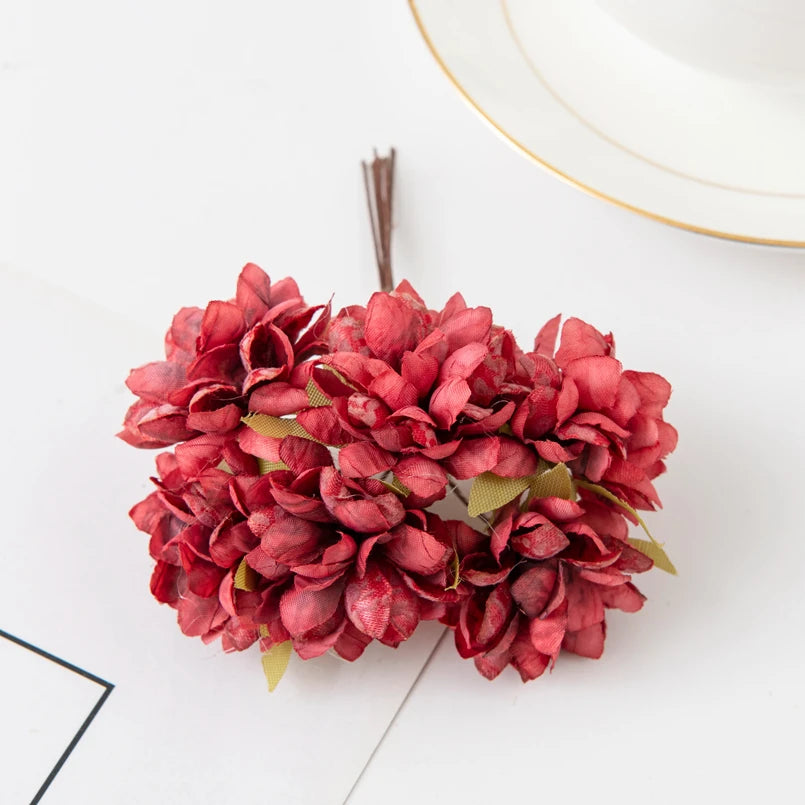 Silk Carnation Mini Bouquet – Artificial Flowers
