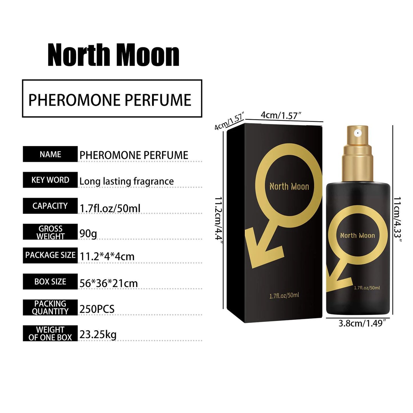 Unisex Bergamot Light Fragrance Perfume 50ml