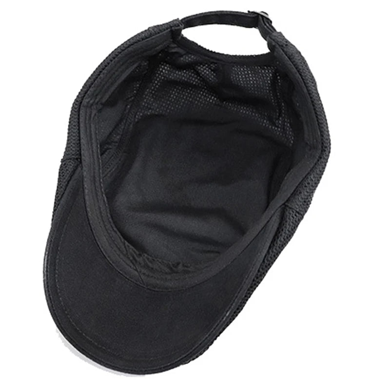 Mesh Breathable Newsboy Beret