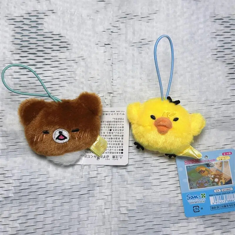 Rilakkuma Bear Phone Lanyard Plush