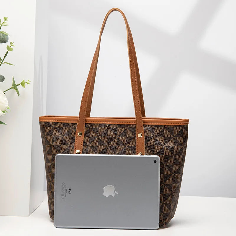 Embossed Floral Bucket Bag