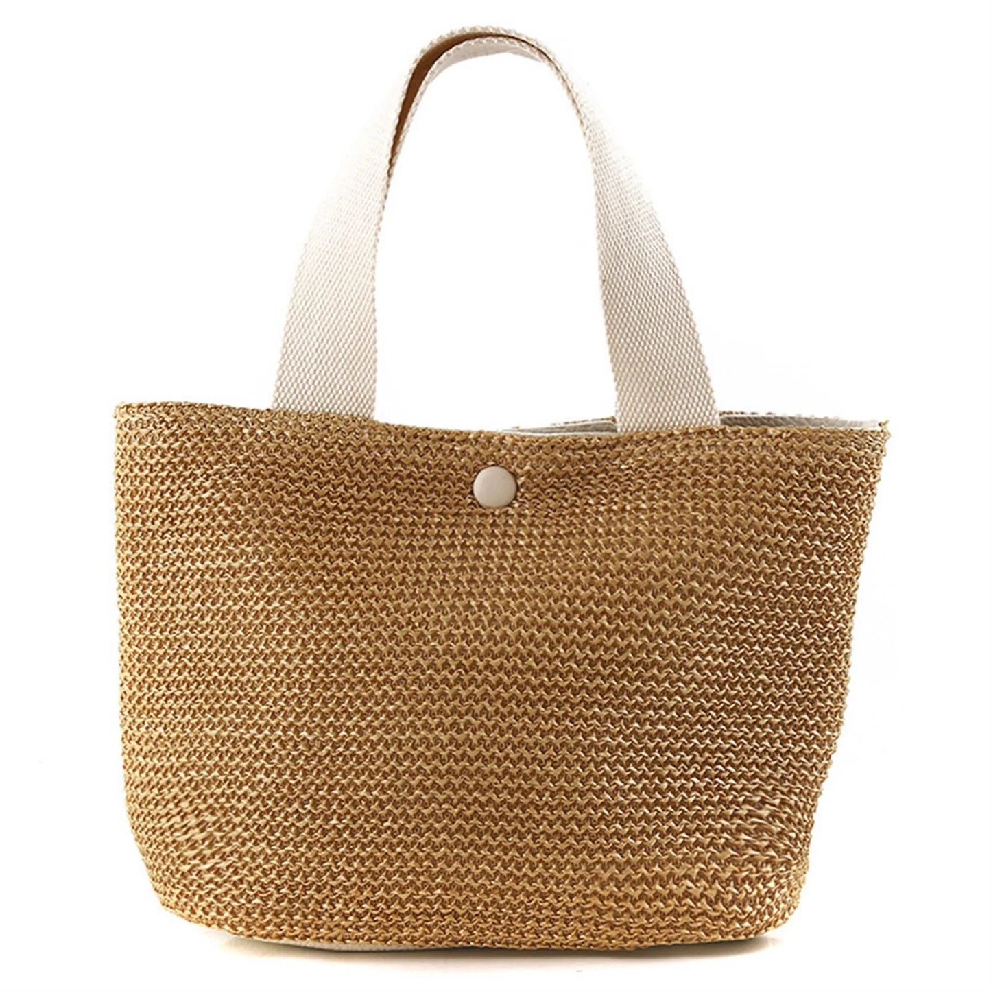 Straw Woven Beach Tote