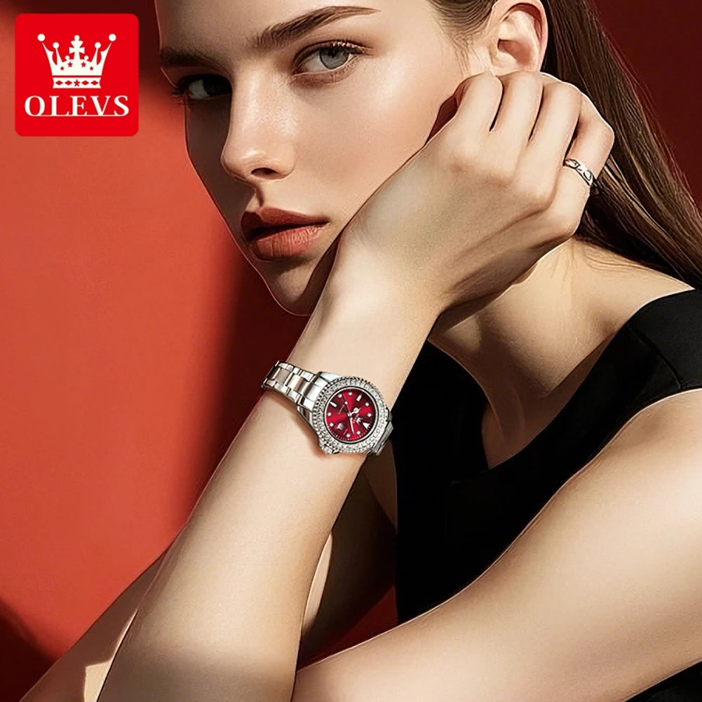 OLEVS Diamond Date Ladies Watch