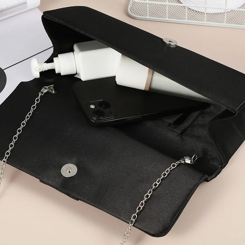 Velvet Diamond Evening Clutch Bag