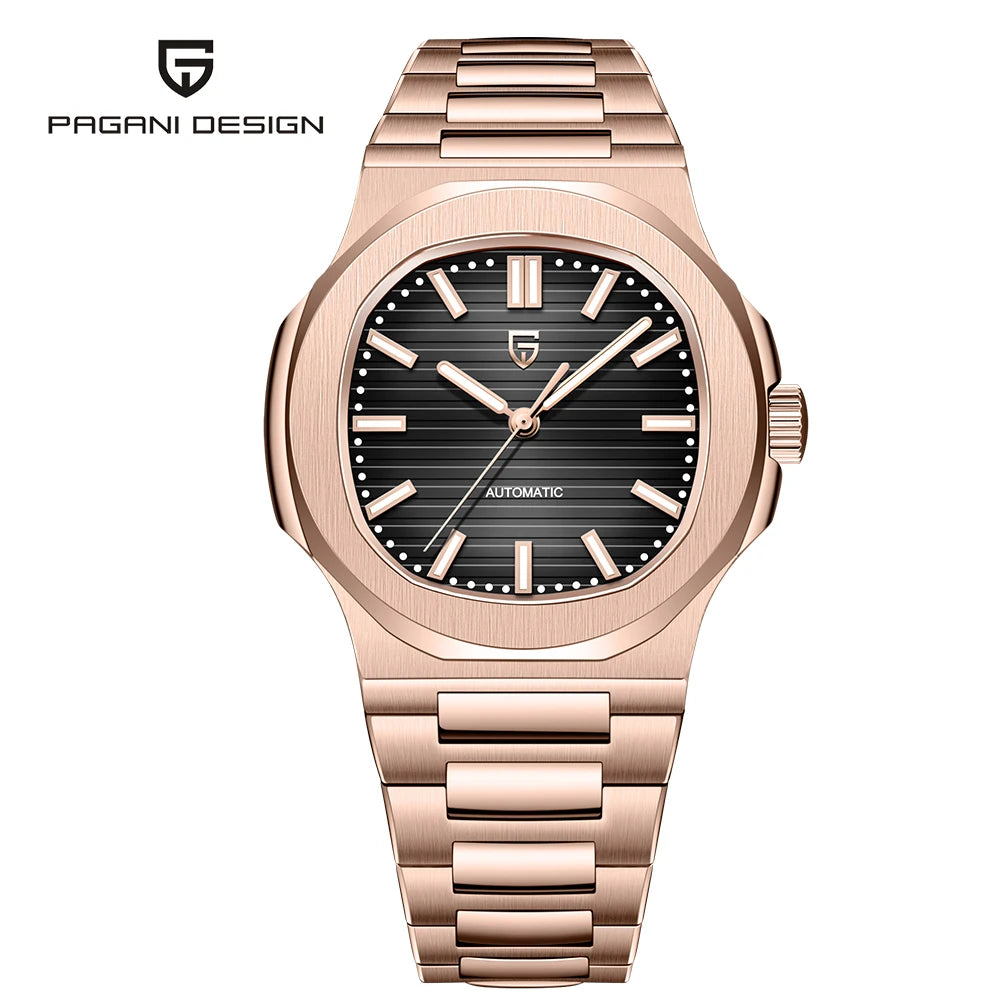 PAGANI Rose Gold Automatic Watch