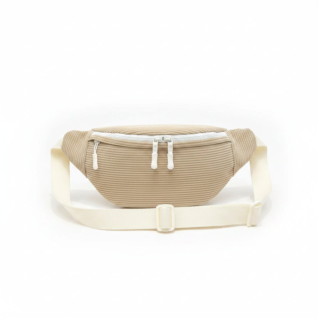 Women's Corduroy Fanny Pack Crossbody Waist Bag