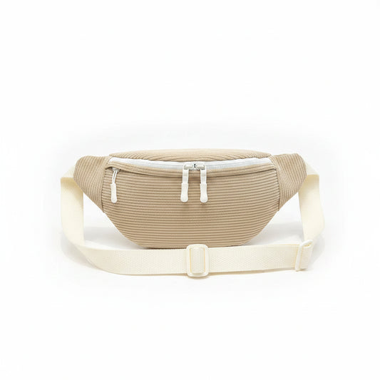 Women's Corduroy Fanny Pack Crossbody Waist Bag
