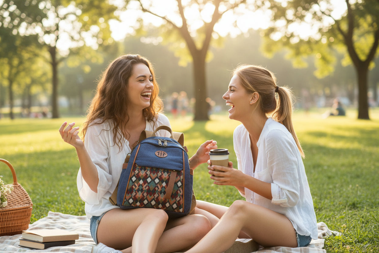 Women's Denim Backpack