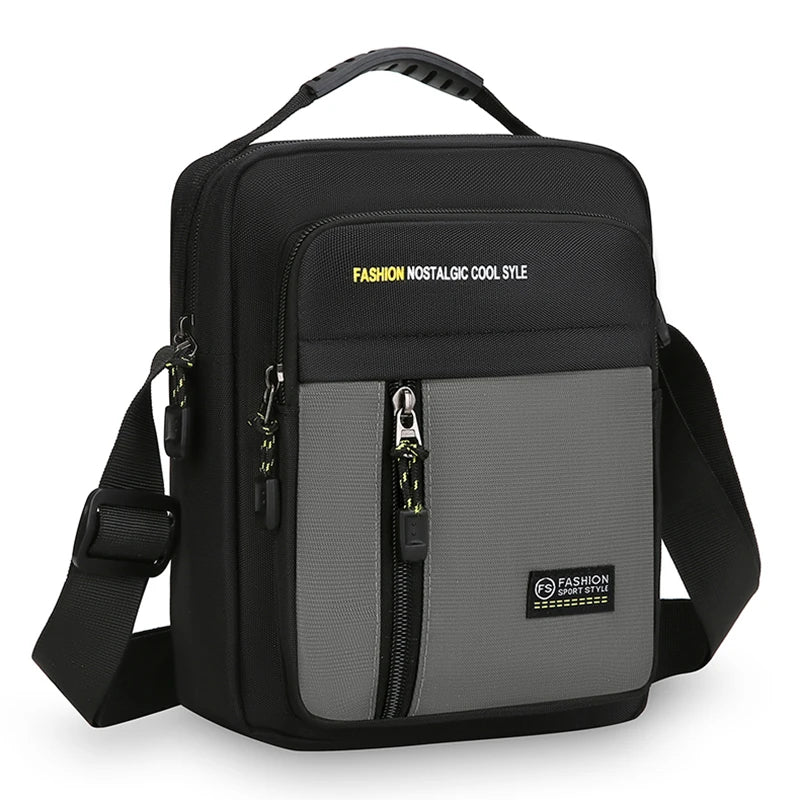 Men's Multi-Pocket Crossbody Bag