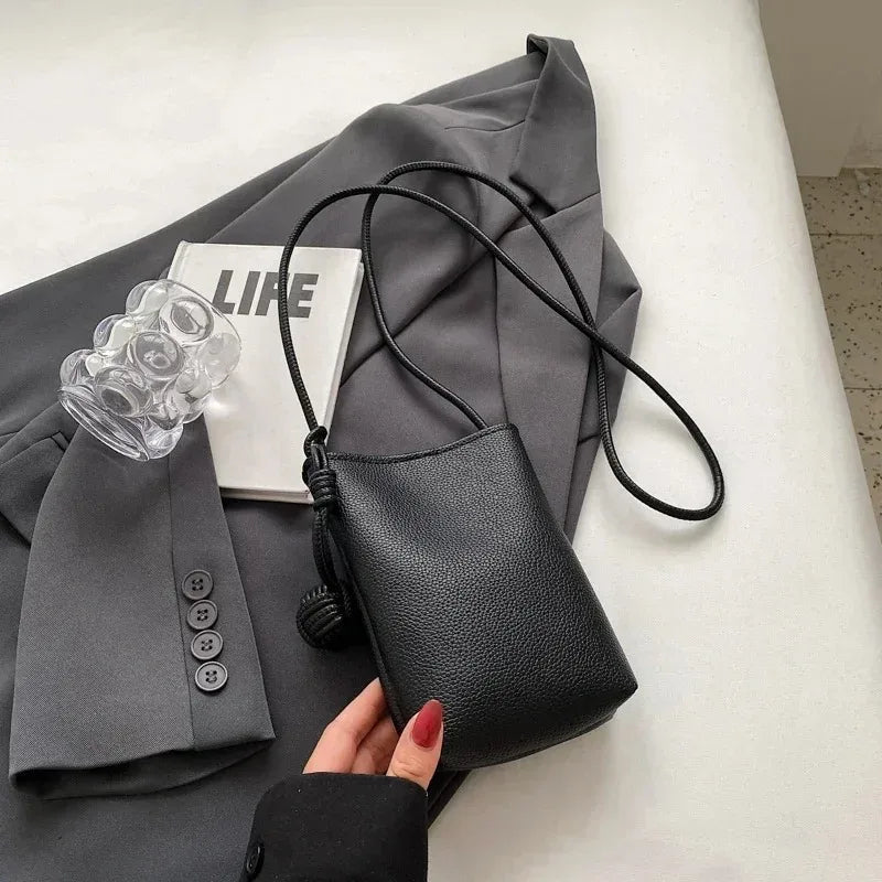 Flap PU Crossbody Phone Purse