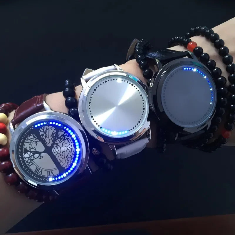 LED Touch Couple Watch