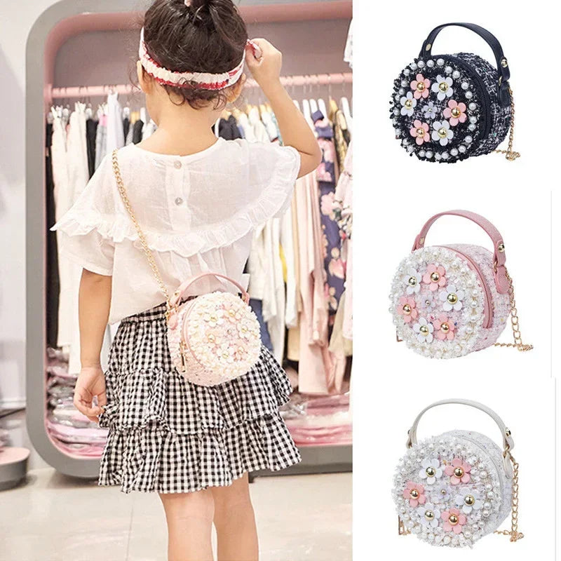 Kids Flower Crossbody Bag