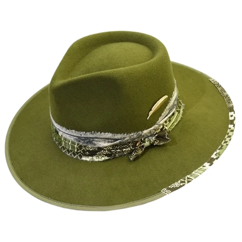 Western Fedora Panama Hat