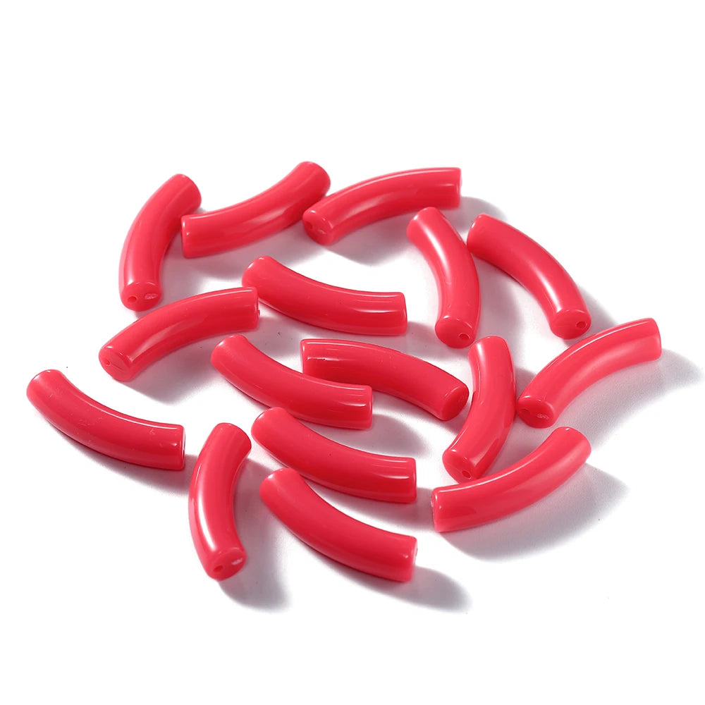 Acrylic Crimp Beads & End Caps