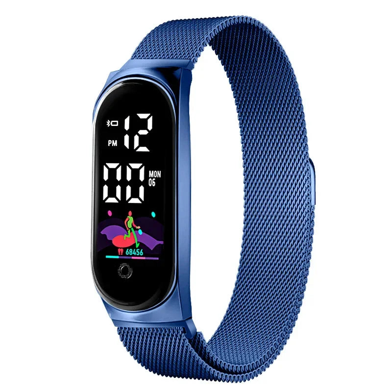 Digital Magnetic Watch Women