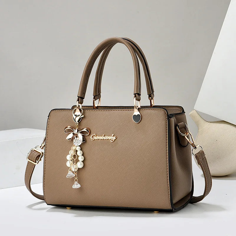 PU Bucket Pattern Crossbody Bag