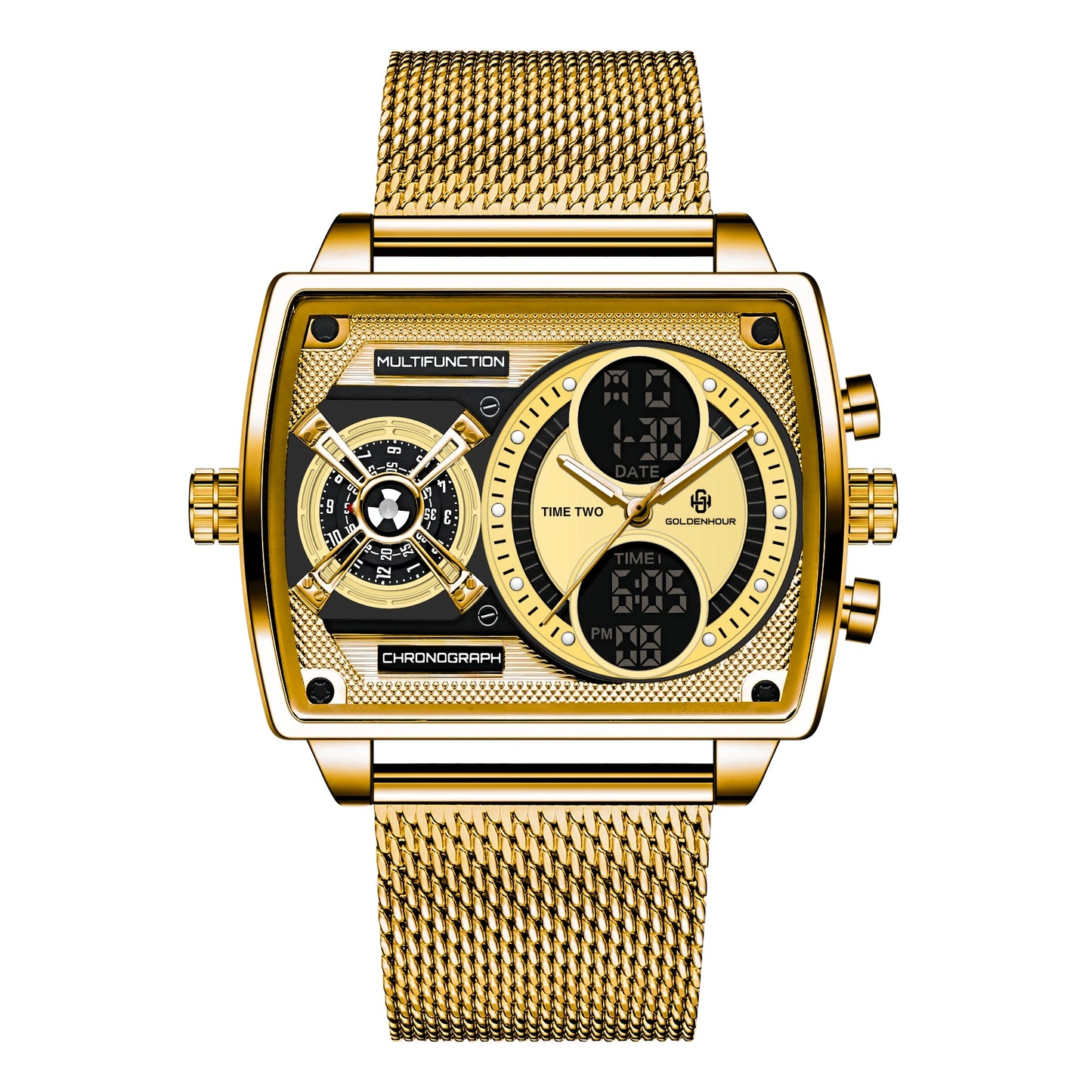 GOLDENHOUR Digital Men Watch