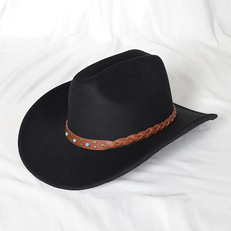 Vintage Wide Brim Cowboy Hat