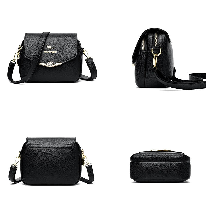 Soft Leather Small Messenger Bag