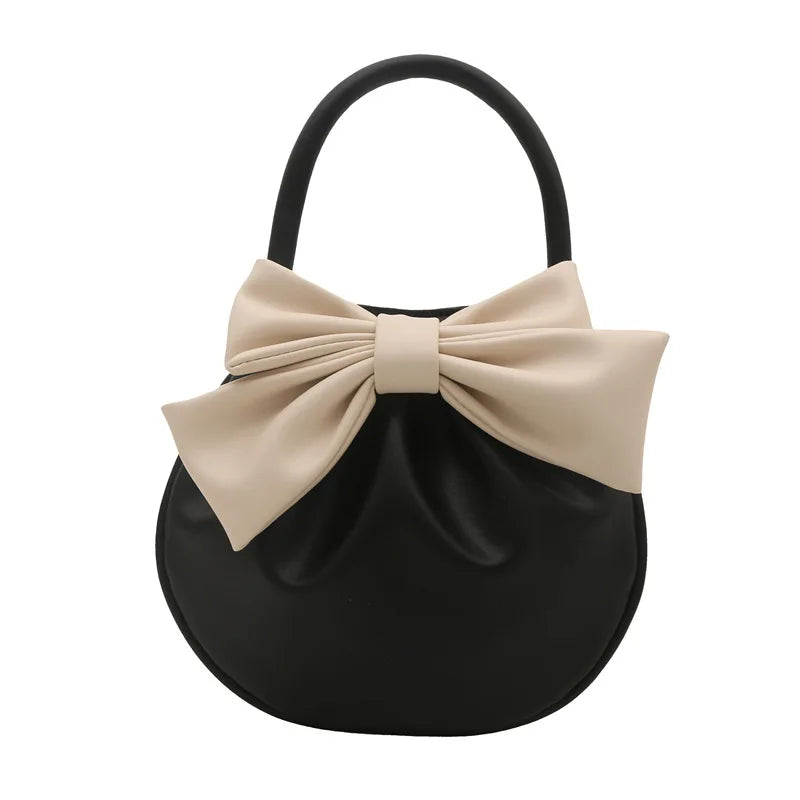 Women's Butterfly Bow Round Shoulder Bag