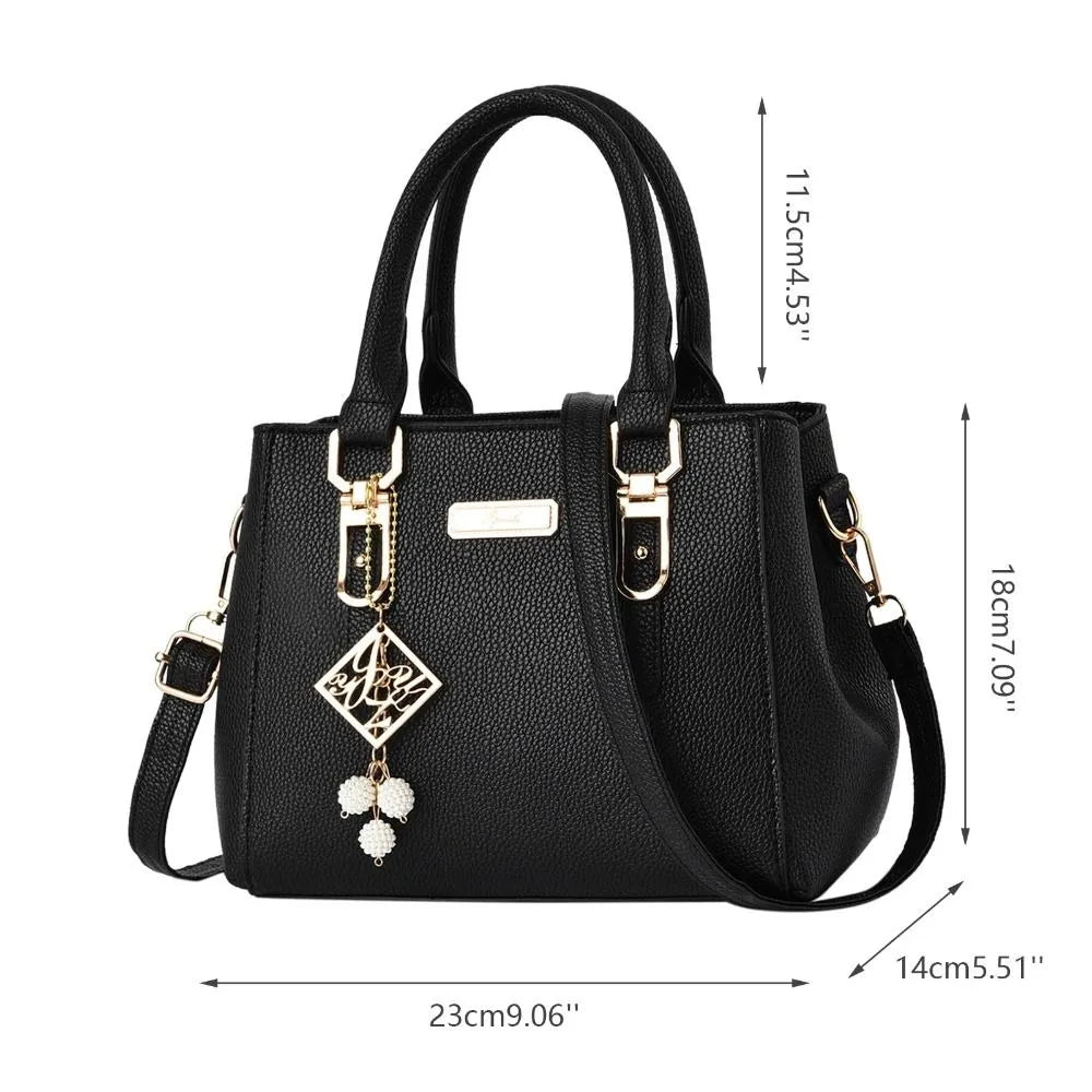 Casual PU Leather Handbag
