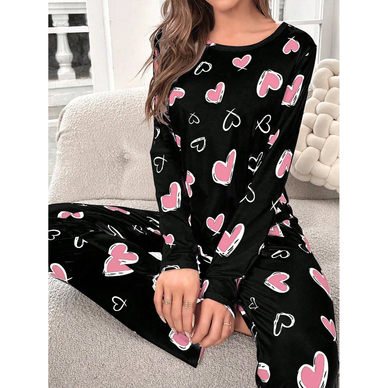 Classic Women Pajama Pants Set