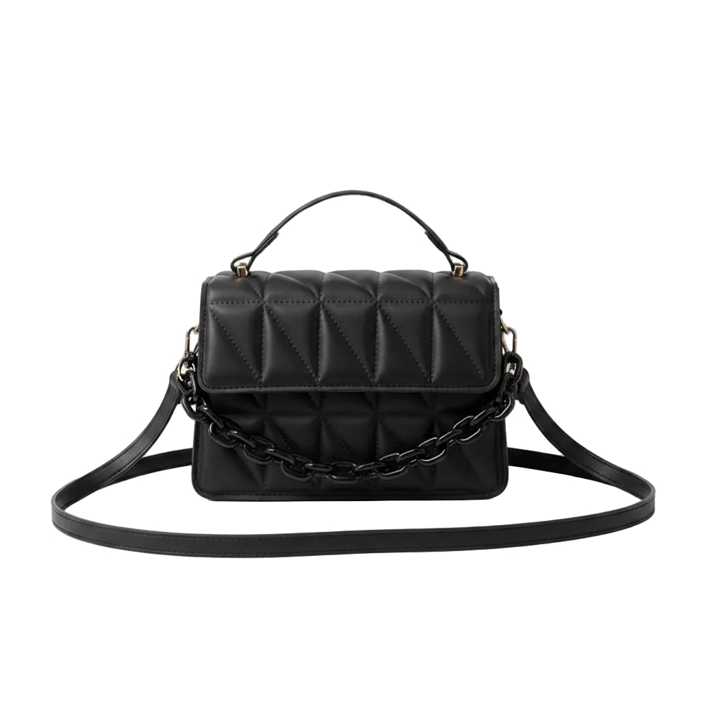 Quilted Mini Crossbody Tote Bag