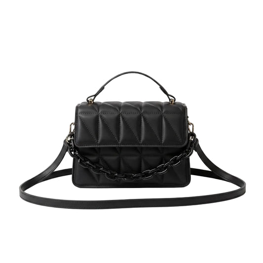 Quilted Mini Crossbody Tote Bag