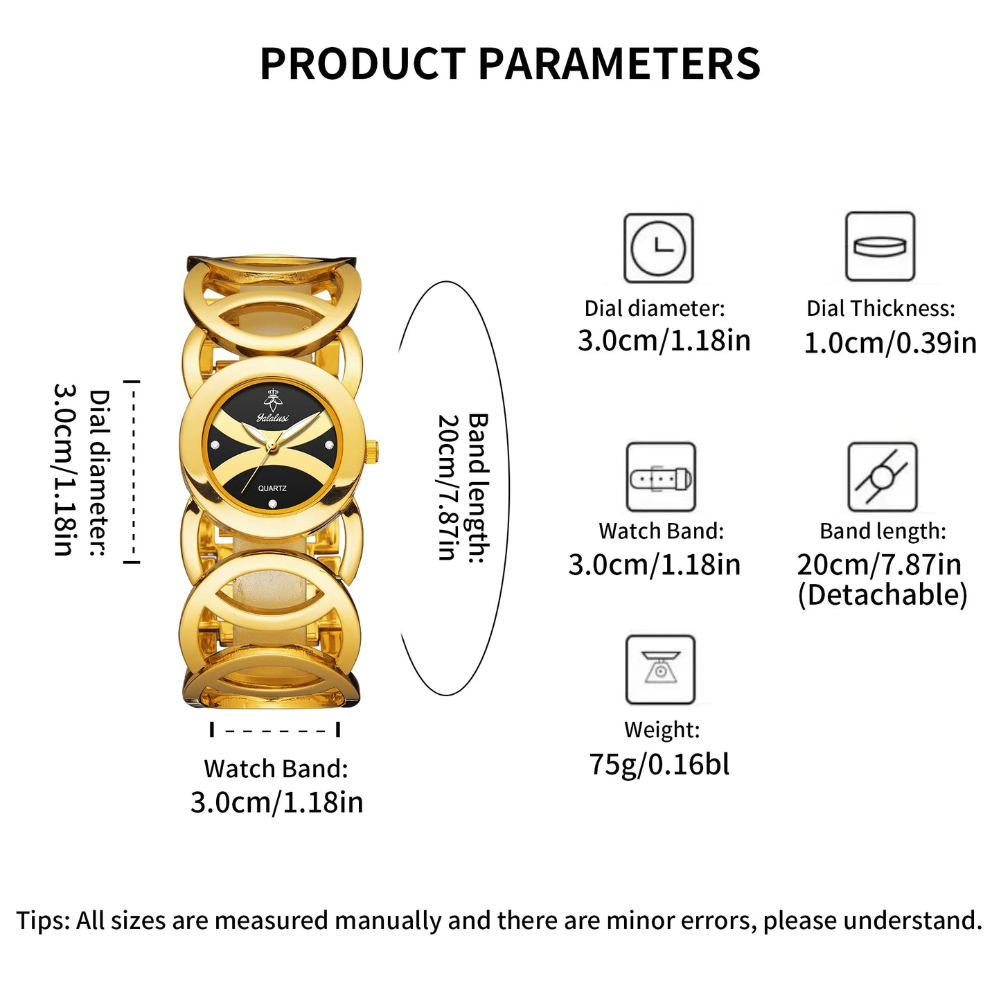 Women's Elegant Bracelet Quartz Watch