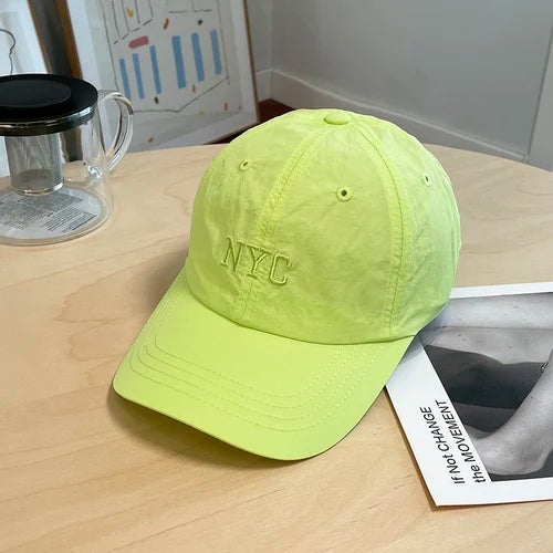 Embroidered Quick-Dry Women Cap