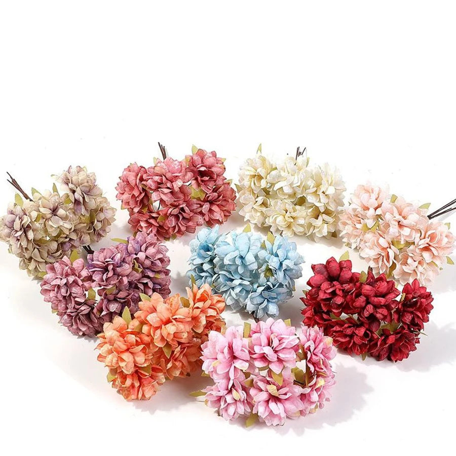 Silk Carnation Mini Bouquet – Artificial Flowers