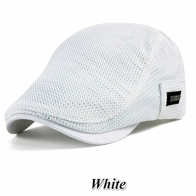 Mesh Breathable Newsboy Beret