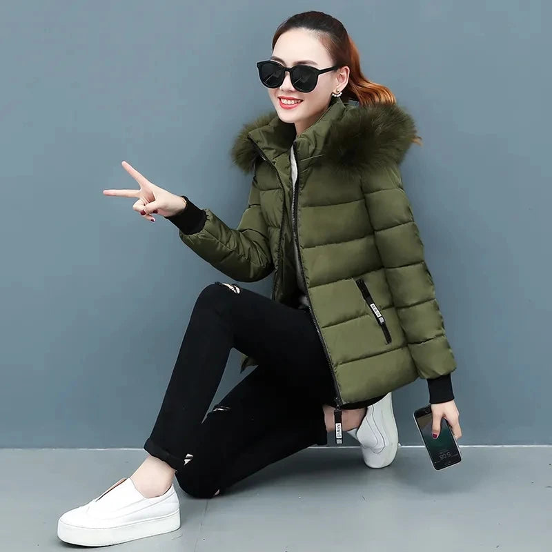 Korean Padded Women Parka
